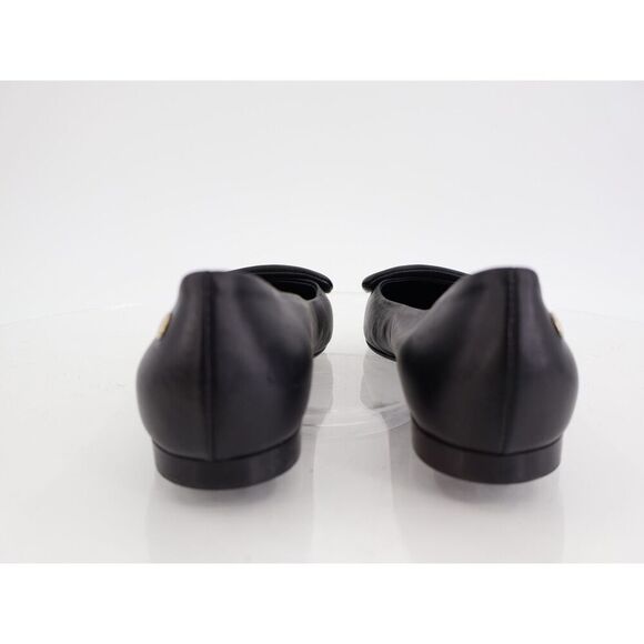 AGL Lolita Ballet Flat Womens 35.5 5.5 Black Leather Pointed Buckle Slip On Shoe - Picture 6 of 12